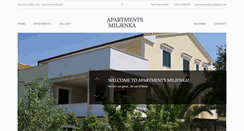Desktop Screenshot of apartmani-miljenka.com