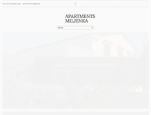 Tablet Screenshot of apartmani-miljenka.com